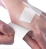 HypaCover - Apósito impermeable para heridas de poliuretano, 6 x 8 cm (paquete de 25)