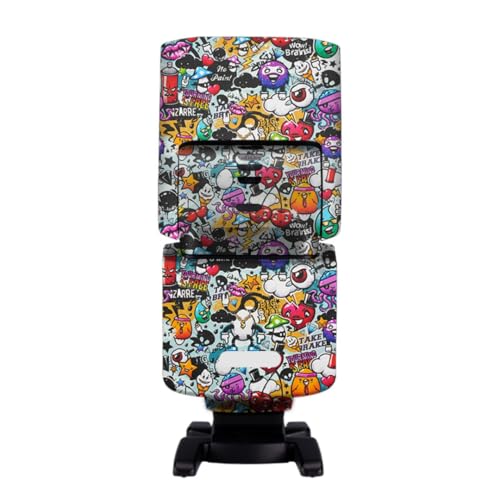 Película de vinilo para Sony HVL-F46RM protector contra arañazos blanco graffiti