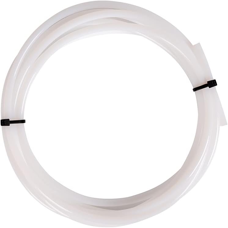 2M PTFE Teflon Tube for 3D Printer - 1.75mm Filament, 4mm OD X 2mm ID Clear High-Temperature Resistance Flexible Extruder Tubing