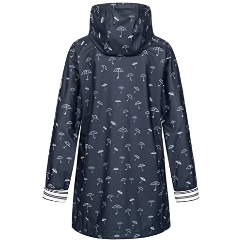 Chubasquero impermeable Ankerglut para mujer con capucha y forro térmico de entretiempo 2