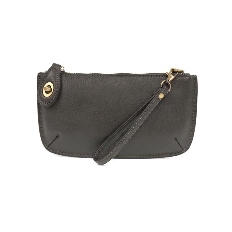 Image of Joy Susan Women's Fashion Purse Mini Crossbody Wristlet Clutch Handbag - Dark Grey