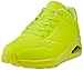Produktbild Skechers Damen Uno Night Shades Sneaker, Neon Yellow Durabuck, 41 EU