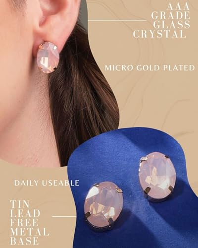 Image of Mansiyaorange Chunky Earrings Tops Stud For Women & Girls
