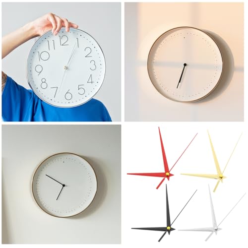 OSALADI Präzises Uhrwerk Ersatzkit Mit Metall Uhrzeigern Für DIY Wanduhr Reparatur Bastelprojekte 15.6 Zoll Zeiger Zubehör Für Küche Haushalt Wohnzimmer