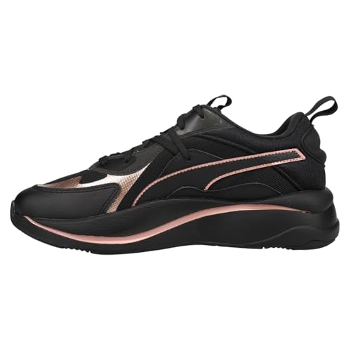 PUMA Womens Rs-Curve Glow Lace Up Sneakers Shoes Casual - Black, Pink - Size 6.5 M3