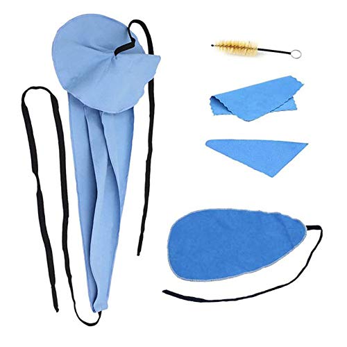 SUNYIN Saxophone Stand Saxophone Cleaning Kit Cleaning Cloth Cotton Saxophone Neck Strap Alto/Tenor Saxophone Accessories Sax Stand - Thumbnail 4