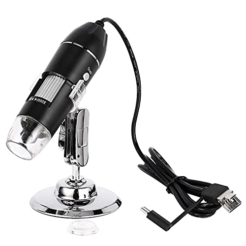 Microscópio Zoom 1600x Cam 2.0 Mp Profissional Digital Usb Com Suporte
