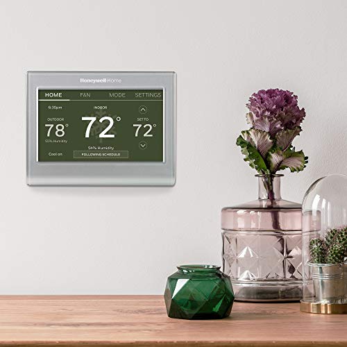 41I4CDio8PL. SL500  - Honeywell Home RTH9585WF1004 Wi-Fi Smart Color Thermostat, 7 Day Programmable, Touch Screen, Energy Star, Alexa Ready