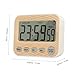 Woodgrain Kitchen Timer, Accurate User Friendly Study Timer with Precise Countdown Functionality for Cooking Kids Classroom Studying Learning