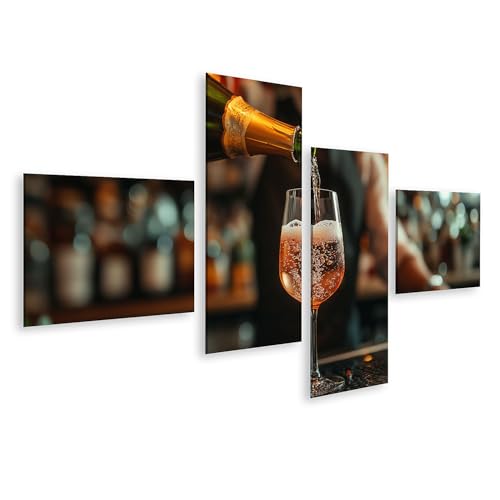 Image sur toile vin mousseux cadeau idéal pour amateur de bar