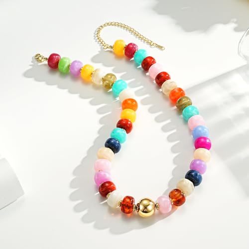 Ritach Colorful Beaded Necklaces for Women, Statement Chunky Necklace by Ritach - Used condition - Image 7