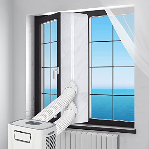 flintronic Fensterabdichtung für Mobile Klimageräte, Klimaanlagen, Wäschetrockner, Ablufttrockner, Hot Air Stop zum Anbringen Fenster, Dachfenster,...