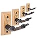 String Swing Violin Hanger Wooden Wall Mount for Home & Studio CC01V-O Hardwood Oak (4 Pack)