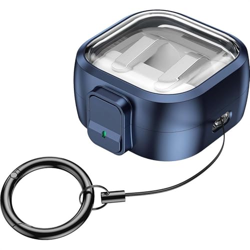 For Samsung Galaxy Buds4 / Buds4 Pro �P�[�X �J�o�[ �ی�J�o�[ �ϏՌ� �n�[�h�P�[�X ���b�N�`���b�N�t�� �����h�~ ���C�����X�[�d�Ή� �J���r�i�t�� ���� �N���A �C���z���P�[�X for Buds4/Buds4 Pro