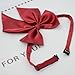 Fashion & Lifestyle Bow Ties for Women/Girls, Ladies Adjustable Elegant Satin Bowtie Accessory for School Uniforms T-shirt Cosplay Wedding Party (Pink)