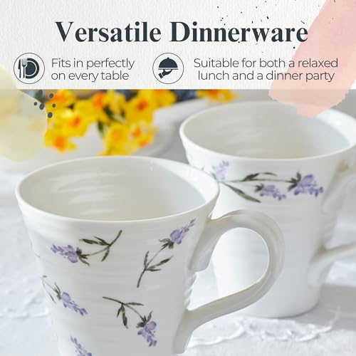 Set 2 Mugs Portmeirion Sophie Conran Lavandula Blanco miniatura 5