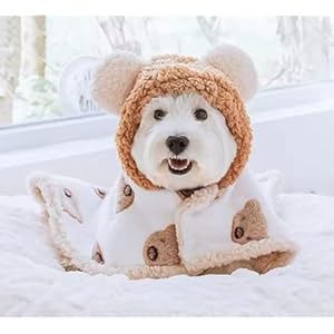Sizesmalltolargedogwintercoatwithhatkittenthickencloakblanketpetsnightgownforsmallmediumdogsbrownlarge Urban Country Home Decor Size small to large dog winter coat with hat kitten thicken cloak blanket pets nightgown for small medium dogs brown large urban country home decor