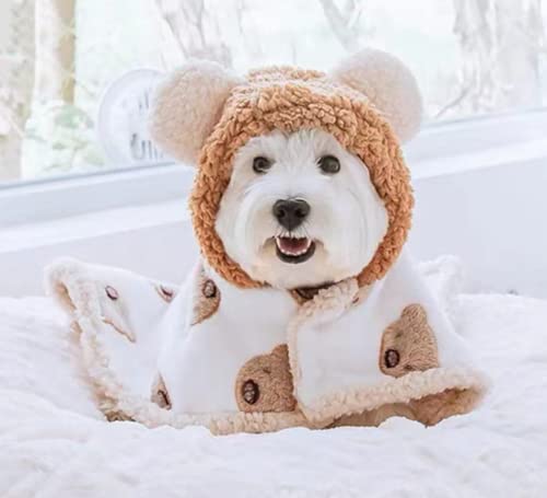 Sizesmalltolargedogwintercoatwithhatkittenthickencloakblanketpetsnightgownforsmallmediumdogsbrownlarge Urban Country Home Decor Size small to large dog winter coat with hat kitten thicken cloak blanket pets nightgown for small medium dogs brown large urban country home decor