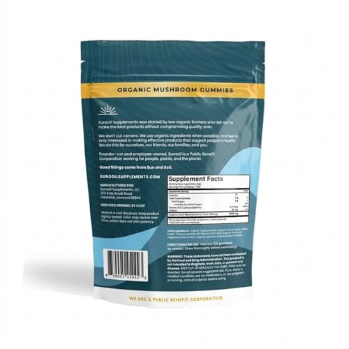 Sunsoil Supplements Lion'S Mane Gummie