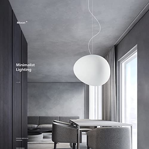 Suspension moderne en pavés blancs lustre réglable 0.5m - 5