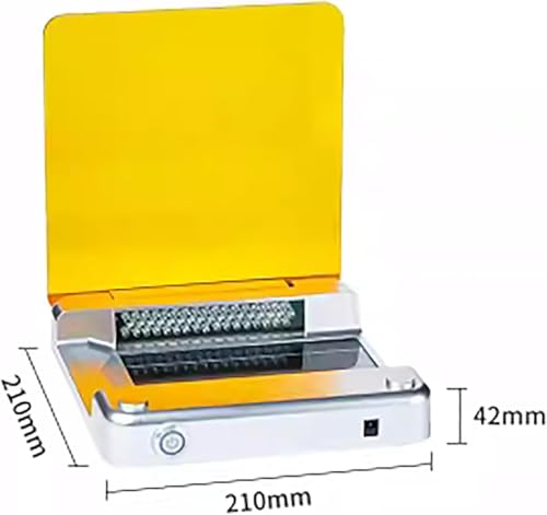 Cortador de gel de luz azul, transiluminador de luz azul y filtro ámbar para observar la longitud de onda de la electroforesis en gel.