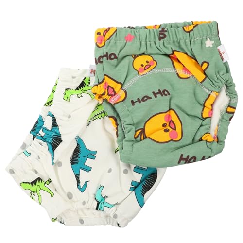 Abaodam 4 Pcs capa de fralda de pano treinamento fraldinha de boca para bebe fraldas ecologicas calç