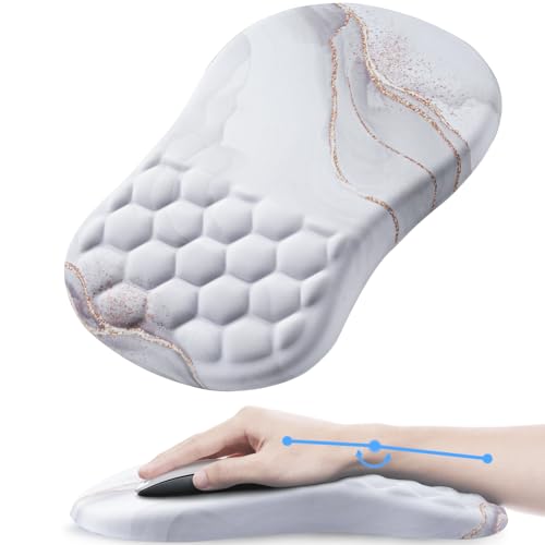 Laokiiy Mouse Pad Wrist Support White