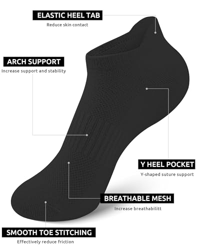 Image of Somaibo 10 Pairs Kids Socks for Boys Girls Low Cut Athletic Ankle Socks Half Cushioned Crew Cotton No Show Socks