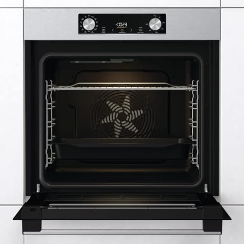Foto von Gorenje OptiBake BOS 6737 E02X Einbau-Backofen / 77L / AquaClean/Heißluft/ExtraSteam/AirFry/PerfectGrill/Pizzamode 300°C/Edelstahl, Inox