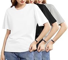 3 Pack - White/Black/Light Grey