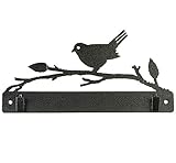 bird trapping in europe Appendiabiti per trap Ackfeld Uccello su Ramo con Clip, 25,4 cm Gruccia per Trap, Nero, Taglia unica