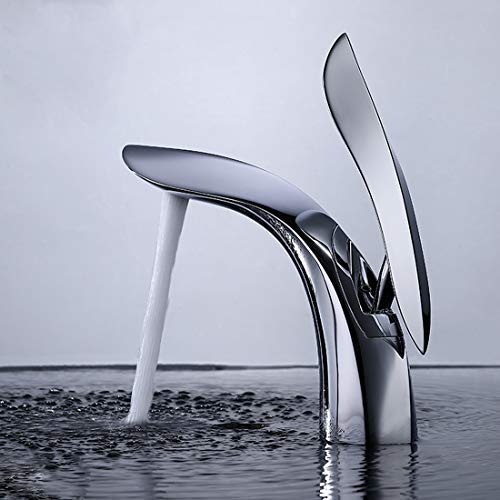 Image of ALTON Accenture ACT21020 Brass Single Lever Basin Mixer, Chrome, Chrome Finish