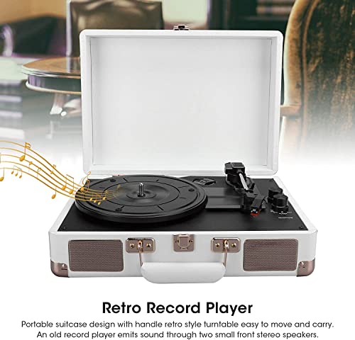 Tourne-Disque avec Haut-parleurs et Couvercle Anti-poussière – Lecteur de Vinyle à 3 Vitesses avec Aiguille Rubis… - Les Beatles, Paul McCartney, John Lennon, RIngo Starr, George Harrison Tourne-Disque avec Haut-parleurs et Couvercle Anti-poussière - Lecteur de Vinyle à 3 Vitesses avec Aiguille Rubis… – Image 3