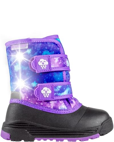 Ice Fields Snow 2 Toddler Little Kids Snow Winter Boots, Warm, Waterproof Shell, Fleece-Lined Shoes