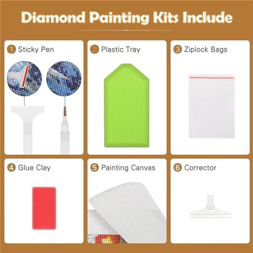 Peinture diamant kit complet pour s'évader devant un coucher de soleil lumineux