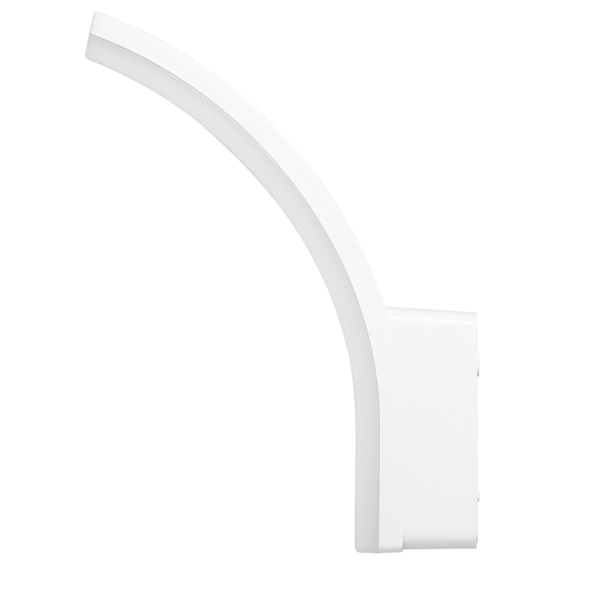 Applique Murale Exterieur 12W/15W/20W Lampe Exterieur Murale Eclairage Led Etanche IP65 Luminaire Pour Jardin Terrasse et Balcon (blanc)