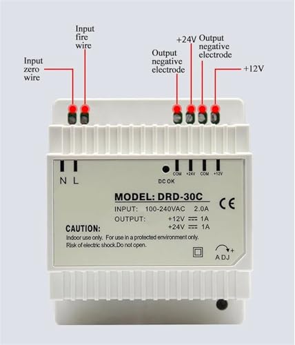 Alimentation à découpage double sortie 5V 24V DRD-120 conversion CA CC - 4