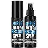 WOZUTUNT Hair Fiber Water Resistant Spray for Men Women - Hair Fiber Holding Sprays for Black Hairs Extra Hold - Barber Enhancement Spray Waterproof Hairline Enhancer & Volumizing Sprays (2PCS)