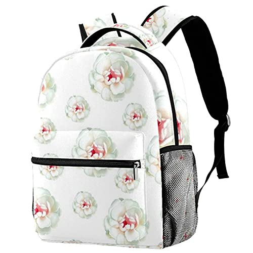 Sac à dos à fleurs solide et imperméable pour protéger les cahiers de la pluie à l'école