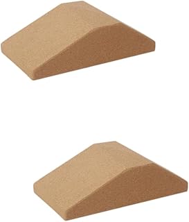 Toddmomy Maca De Calcanhar De Bloco De Agachamento 2 Peças Maca De Panturrilha Placa Inclinada Para Alongamento De Panturrilha Banco De Impulso De Quadril Máquinas De Prensa De Perna