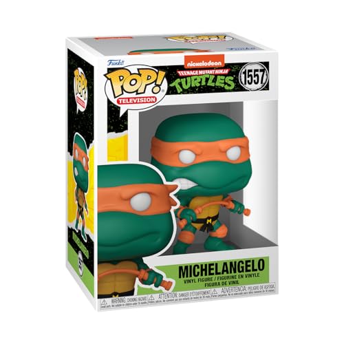 Funko Pop! TV: Teenage Mutant Ninja Turtles (TMNT) - Michelangelo - TMNT Retro/Classic - Figura de Vinilo Coleccionable - Idea de Regalo- Mercancia Oficial - Juguetes para Niños y Adultos - TV Fans