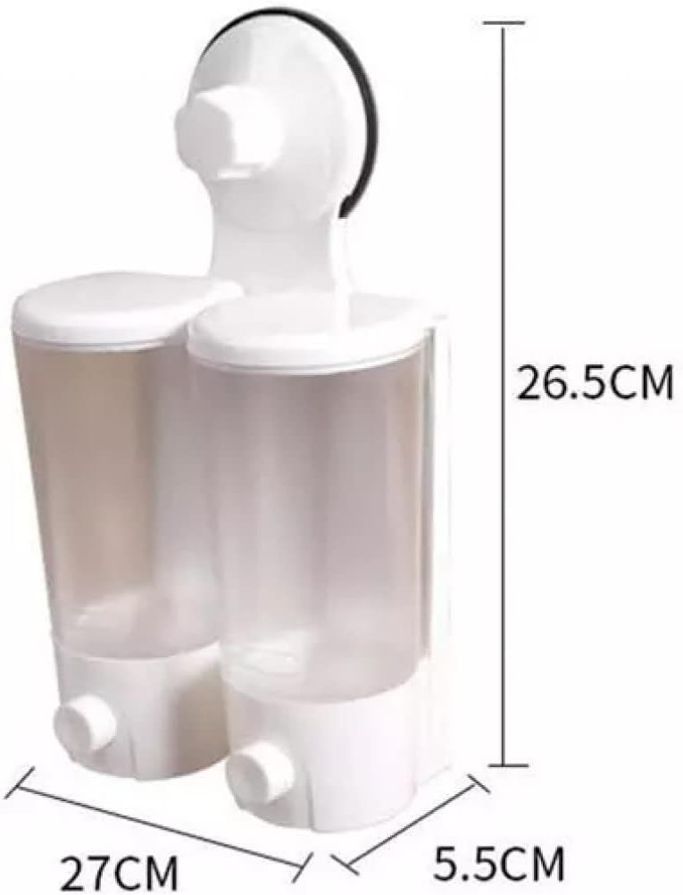 Flüssigkeitsspender, Flüssigseifenspender, Wandmontage, Handseifenspender, Saugnapf, Kunststoff-Seifenspender, Küche, Badezimmer, Zuhause