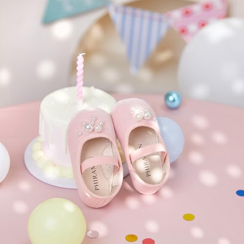Image of PHIRAMIN Toddler Girl Mary Jane Dress Shoes-Little Girl School Uniform Shoes for Wedding Party