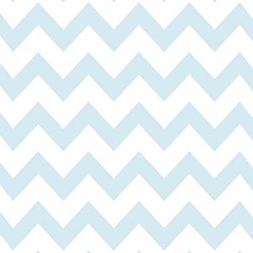 Papel de Parede, Chevron, Azul, 1000x52 cm, Bobinex Uau