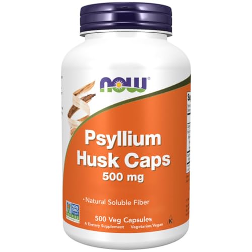 Now Foods Psyllium Husk Caps 500mg 500 Cápsulas