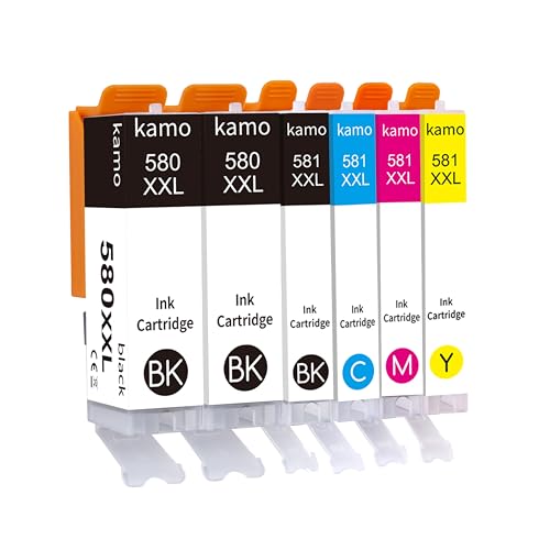 Canon 581 Xxl Multipack 5 XXL DRUCKER PATRONEN PGI580 CLI581 Für CANON PIXMA TR7550 TR8550 Canon Druckerpatronen 580 581