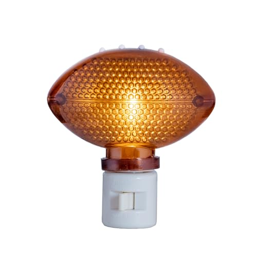 Image of Novelty Lights LED Lamp Football Shape Sports Decoration Night Light with Swivel Plug