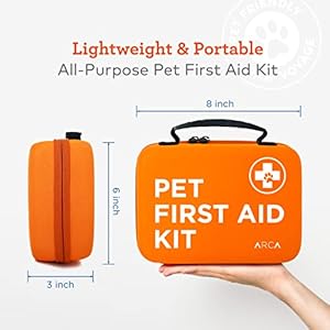 First Aid Kit 3 Piece Set – Each for Home, Car & Travel. Dog First Aid Kit with Thermometer, Tick Remover Kit & Many More