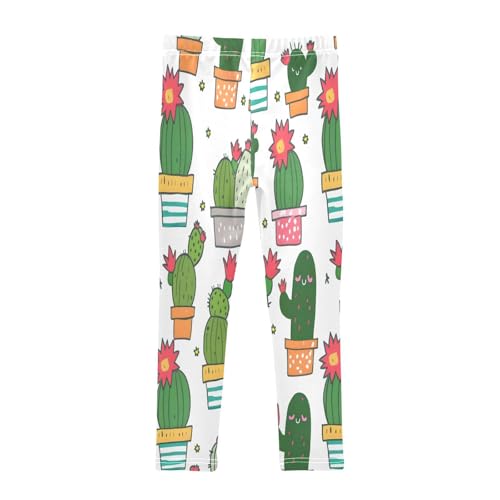 Bolaz Toddler Girls Leggings Printed Yoga Pants Leggings Cute Cactus for Kids2