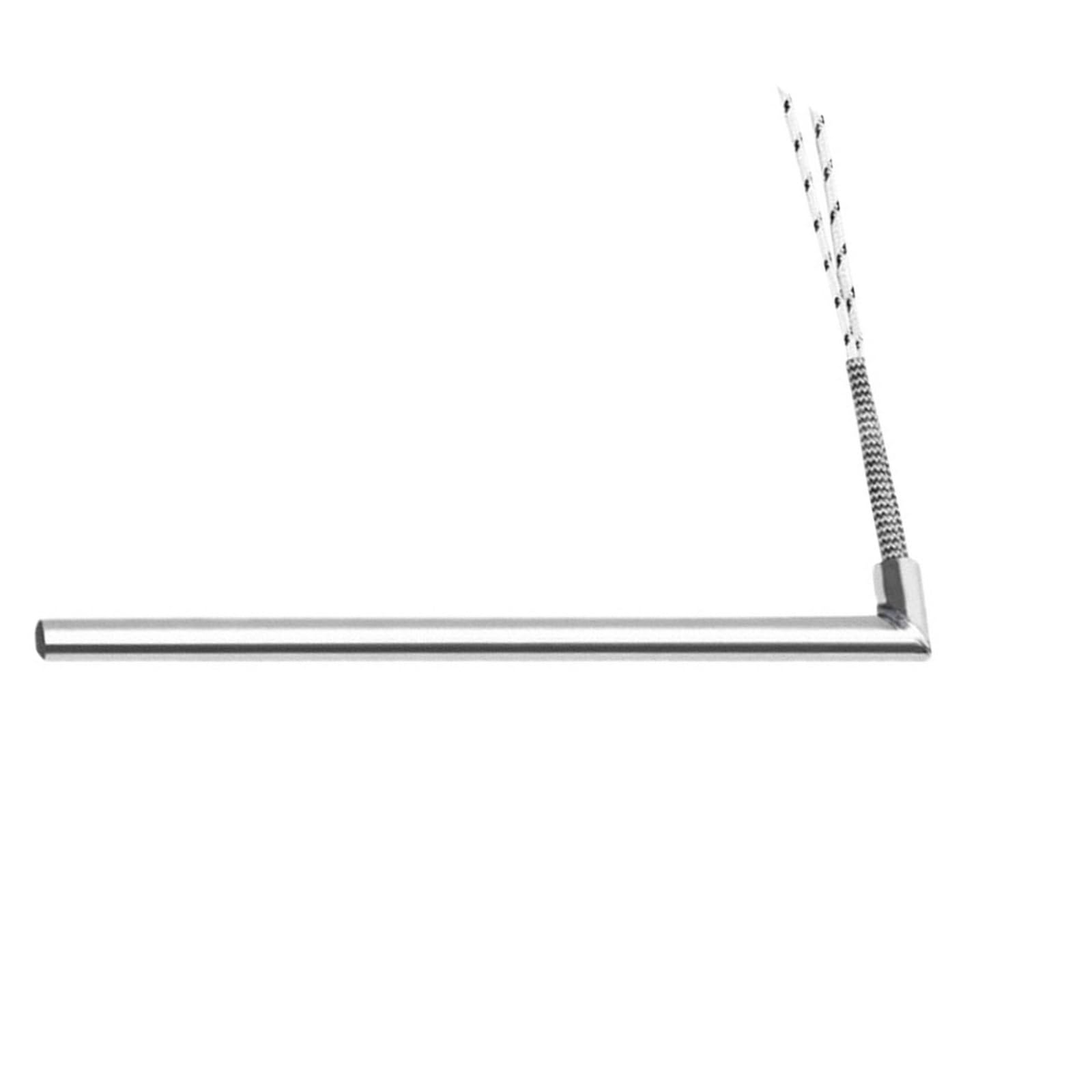 Evpeoetcpc 400W L100mm Right Angle Cartridge Heater, 220V Tubular Heater 14Mm Tube Diameter 400/800W Water Heating Element(400W L100mm)